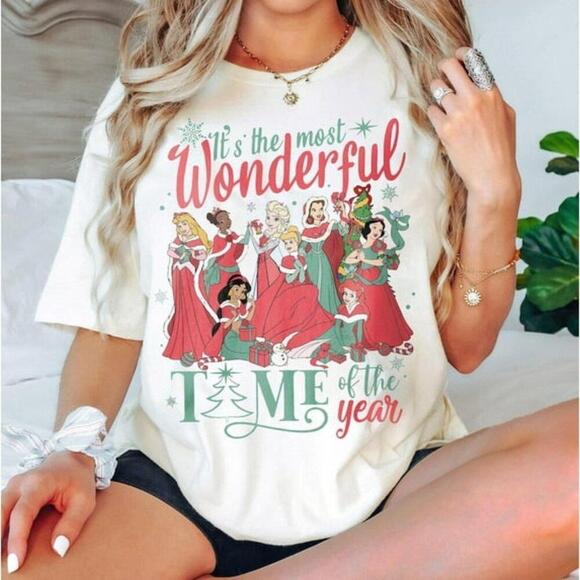 Other - Disney Princess Shirt, It_S The Most Wonderful Time Of The Year